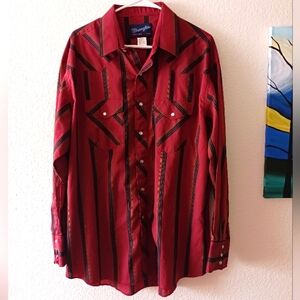 Wrangler Red Plaid Shirt